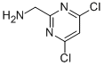 4,6-DICHLORO-2-(AMINOMETHYL)PYRIMIDINE Struktur