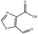 4-Thiazolecarboxylic  acid,  5-formyl- Struktur