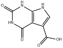 1H-Pyrrolo[2,3-d]pyrimidine-5-carboxylic  acid,  2,3,4,7-tetrahydro-2,4-dioxo- Struktur