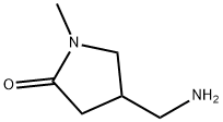 4-(aminomethyl)-1-methylpyrrolidin-2-one(SALTDATA: FREE) Struktur