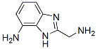 1H-Benzimidazole-2-methanamine,  7-amino- Struktur