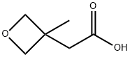 2-(3-Methyloxetan-3-yl)acetic acid Struktur