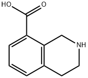 1,2,3,4-TETRAHYDROISOQUINOLINE-8-CARBOXYLIC ACID Struktur