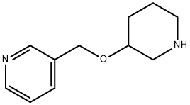 3-[(PIPERIDIN-3-YLOXY)METHYL]PYRIDINE Struktur