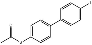 Ethanethioic acid, S-(4'-iodo[1,1'-biphenyl]-4-yl) ester Struktur