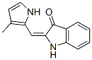 3H-Indol-3-one,  1,2-dihydro-2-[(3-methyl-1H-pyrrol-2-yl)methylene]- Struktur