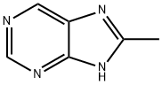 1H-Purine, 8-methyl- (9CI) Struktur