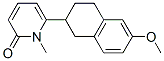 6-(6-methoxytetralin-2-yl)-1-methyl-pyridin-2-one Struktur