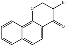 3-BROMO-2,3-DIHYDRO-BENZO[H]CHROMEN-4-ONE Struktur