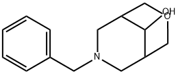 N-Benzyl-3-oxa-7-azabicyclo[3.3.1]nonan-9-ol Struktur