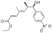 (2E,4E,6R,7R)-ethyl7-hydroxy-4,6- diMethyl-7-(4-nitrophenyl)hepta-2,4-dienoate Struktur