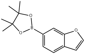 2-(BENZOFURAN-6-YL)-4,4,5,5-TETRAMETHYL-1,3,2-DIOXABOROLANE Struktur