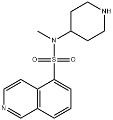 Isoquinoline-5-sulfonic acid-N-methyl-(piperidin-4-yl)-amide dihydrochloride Struktur