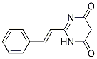 (E)-2-styrylpyriMidine-4,6(1H,5H)-dione Struktur