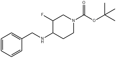 TERT-BUTYL 4-(BENZYLAMINO)-3-FLUOROPIPERIDINE-1-CARBOXYLATE price.