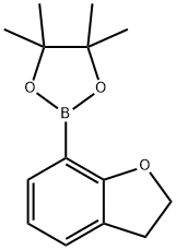 7-(4,4,5,5-TETRAMETHYL-1,3,2-DIOXABOROLAN-2-YL)-2,3-DIHYDROBENZO[B]FURAN Struktur