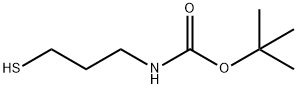 Carbamic acid, (3-mercaptopropyl)-, 1,1-dimethylethyl ester (9CI) Struktur