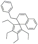 2'-BENZYL-2,3,4,5-TETRAETHYL-2'H-SPIRO[CYCLOPENTA[2,4]DIENE-1,1'-NAPHTHALENE] Struktur