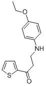 3-(4-ETHOXYANILINO)-1-(2-THIENYL)-1-PROPANONE Struktur