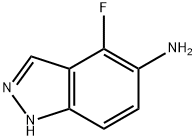 5-AMINO-4-FLUORO 1H-INDAZOLE Struktur