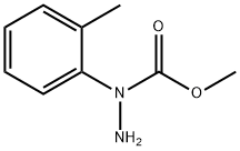 Hydrazinecarboxylic  acid,  1-(2-methylphenyl)-,  methyl  ester Struktur