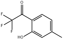 2,2,2-Trifluoro-1-(2-hydroxy-4-methylphenyl)-ethanone Struktur