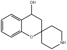 3,4-dihydrospiro[chromene-2,4'-piperidin]-4-ol Struktur