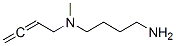 N-methyl-N-(2,3-butadienyl)-1,4-butanediamine Struktur