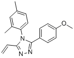 4-(2,4-DIMETHYLPHENYL)-3-(4-METHOXYPHENYL)-5-VINYL-4H-1,2,4-TRIAZOLE Struktur