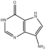 4H-Pyrrolo[3,2-d]pyrimidin-4-one, 7-amino-1,5-dihydro- (9CI) Struktur