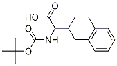 2-(Boc-aMino)-2-(1,2,3,4-tetrahydro-2-naphthyl)acetic Acid Struktur