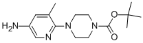 4-(5-AMINO-3-METHYLPYRIDIN-2-YL)PIPERAZINE-1-CARBOXYLIC ACID TERT-BUTYL ESTER Struktur