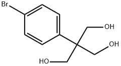 2-(4-BROMOPHENYL)-2-(HYDROXYMETHYL)PROPANE-1,3-DIOL Struktur