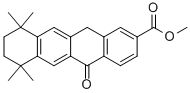 2-NAPHTHACENECARBOXYLIC ACID, 5,7,8,9,10,12-HEXAHYDRO-7,7,10,10-TETRAMETHYL-5-OXO-, METHYL ESTER Struktur