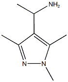 1H-Pyrazole-4-methanamine,  -alpha-,1,3,5-tetramethyl- Struktur