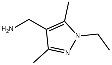 1H-Pyrazole-4-methanamine,  1-ethyl-3,5-dimethyl- Struktur