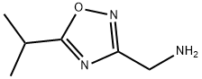 [(5-Isopropyl-1,2,4-oxadiazol-3-yl)methyl]amine Struktur