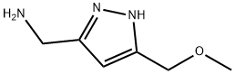 1H-Pyrazole-3-MethanaMine, 5-(MethoxyMethyl)- Struktur