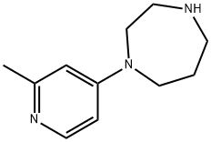 1-(2-METHYLPYRIDIN-4-YL)-1,4-DIAZEPANE Struktur