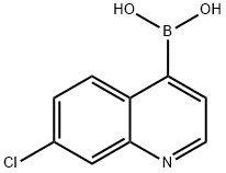 7-Chloroquinoline-4-boronic acid Struktur