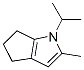 Cyclopenta[b]pyrrole, 1,4,5,6-tetrahydro-2-methyl-1-(1-methylethyl)- (9CI) Struktur