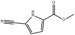 1H-Pyrrole-2-carboxylicacid,5-cyano-,methylester(9CI) Struktur