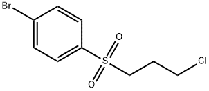 Benzene, 1-broMo-4-[(3-chloropropyl)sulfonyl]- Struktur