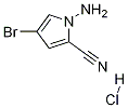 1-AMINO-4-BROMO-1H-PYRROLE-2-CARBONITRILE HYDROCHLORIDE Struktur