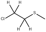 2-CHLOROETHYL-D4 METHYL SULFIDE Struktur