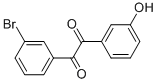 1-(3-BROMOPHENYL)-2-(3-HYDROXYPHENYL)ETHANE-1,2-DIONE Struktur