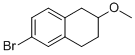 6-BROMO-2-METHOXY-1,2,3,4-TETRAHYDRONAPHTHALENE Struktur