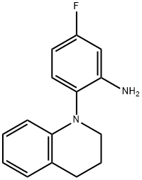 2-[3,4-Dihydro-1(2H)-quinolinyl]-5-fluoroaniline Struktur