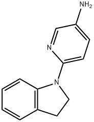 6-(2,3-Dihydro-1H-indol-1-yl)-3-pyridinylamine Struktur