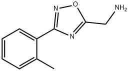 {[3-(2-METHYLPHENYL)-1,2,4-OXADIAZOL-5-YL]METHYL}AMINE HYDROCHLORIDE HYDRATE 化學(xué)構(gòu)造式